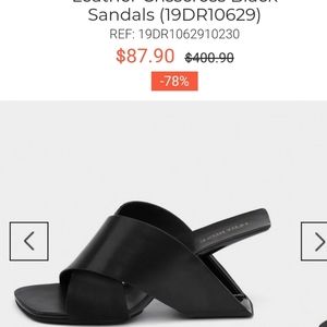 Hollow Heel Sandals